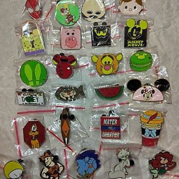 Disney Other - 25 Disney Pins – No Repeats, 100% Tradable, Free Shipping!